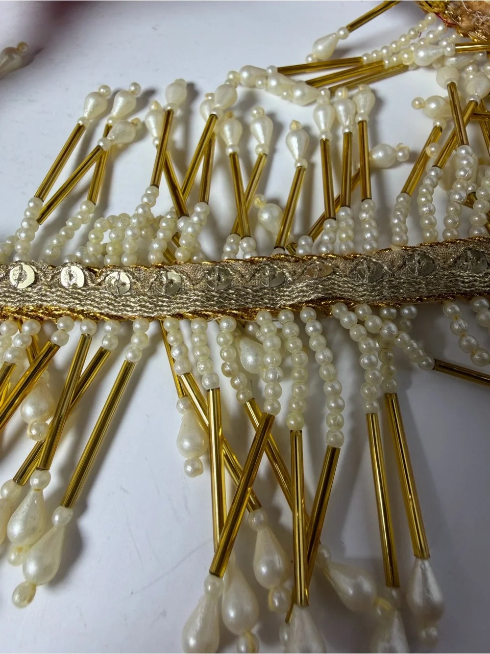 Handmade details beaded